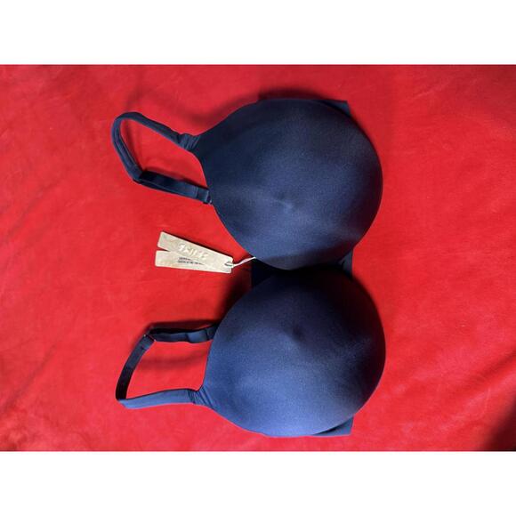 Skims Ultimate Nipple Push Up Bra Color ONYX Size 36DD - Picture 1 of 3